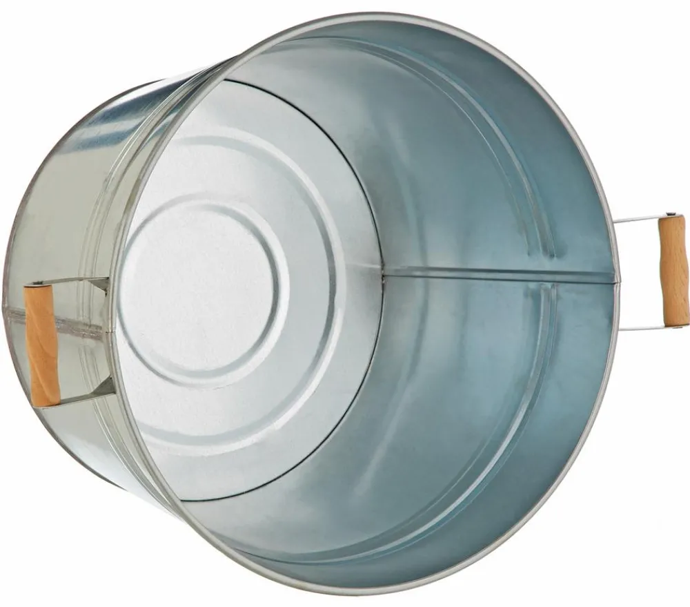 Dehner Pflanzkübel & Blumenkästen - Zink-Pflanzkübel, Ø 36 cm