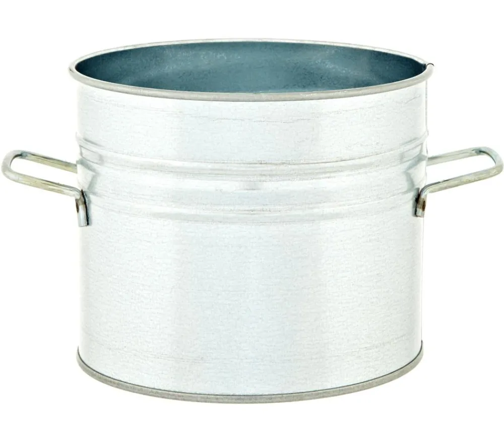 Dehner Zink-Topf, Ø 18 cm Silber Clearance