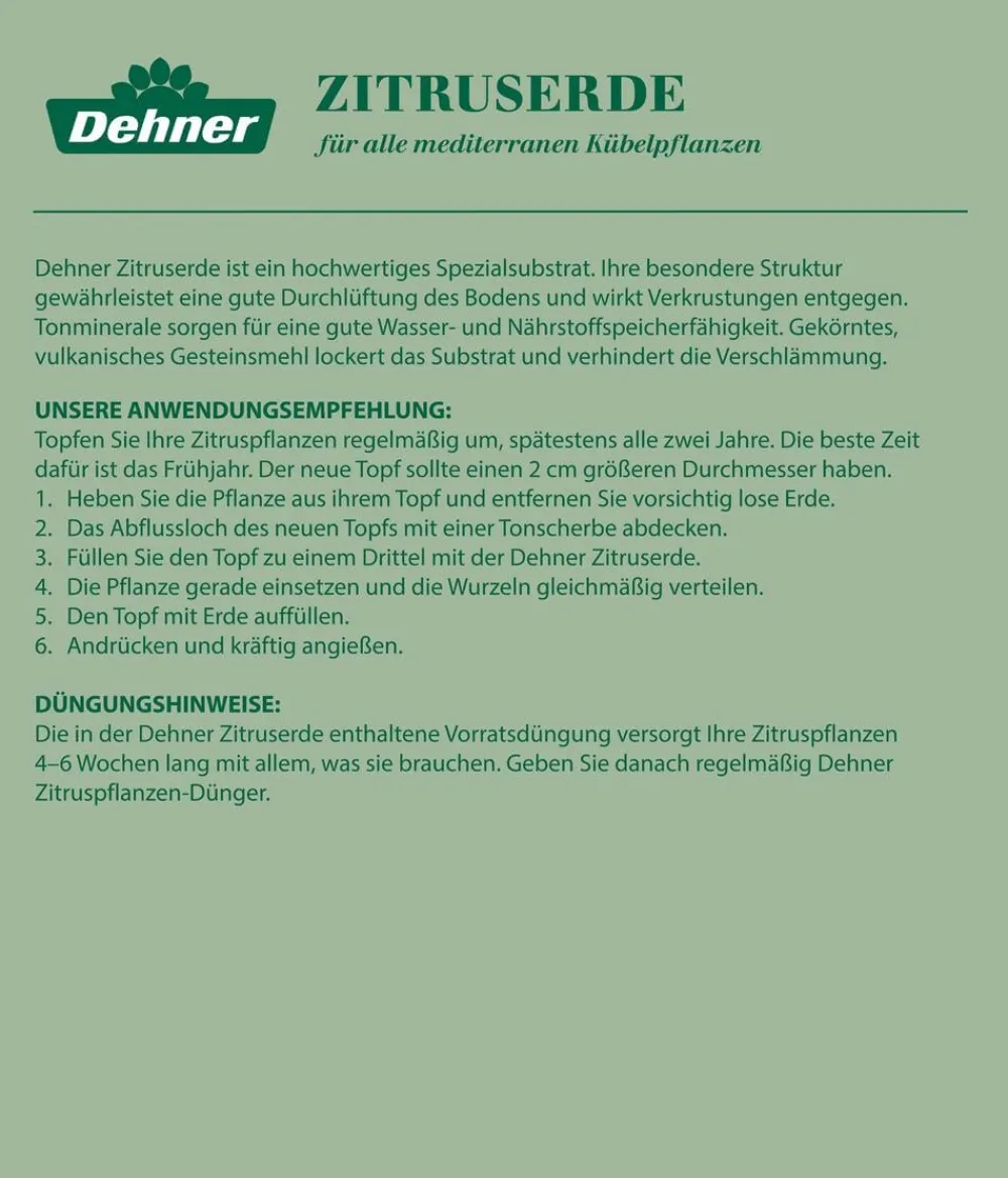 Dehner Zitruserde, 51 x 20 Liter Outlet