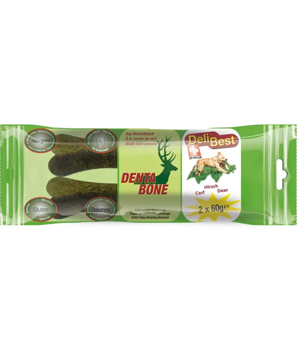 DeliBest Hundeleckerlies|Funktionelle Leckerlies > Hundesnack DentaBone small, 2 x 60 g