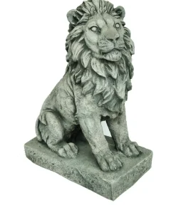 Denscho Gartenzwerge & Gartenfiguren > Stein-Löwe, 35 cm, rechts schauend