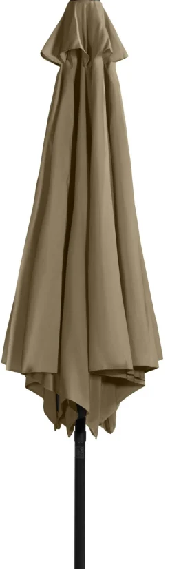 derby Kurbelschirm Basic Lift Neo, rund, ca. Ø300 cm Taupe Outlet