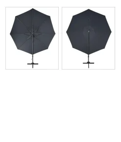 derby Pendelschirm Ravenna, rund, ca. Ø400 cm Dunkelgrau Online