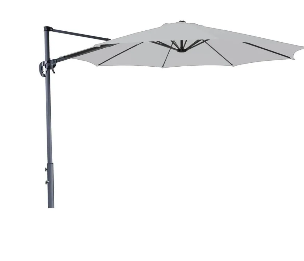 derby Pendelschirm Ravenna Smart, rund, ca. Ø300 cm Hellgrau Online