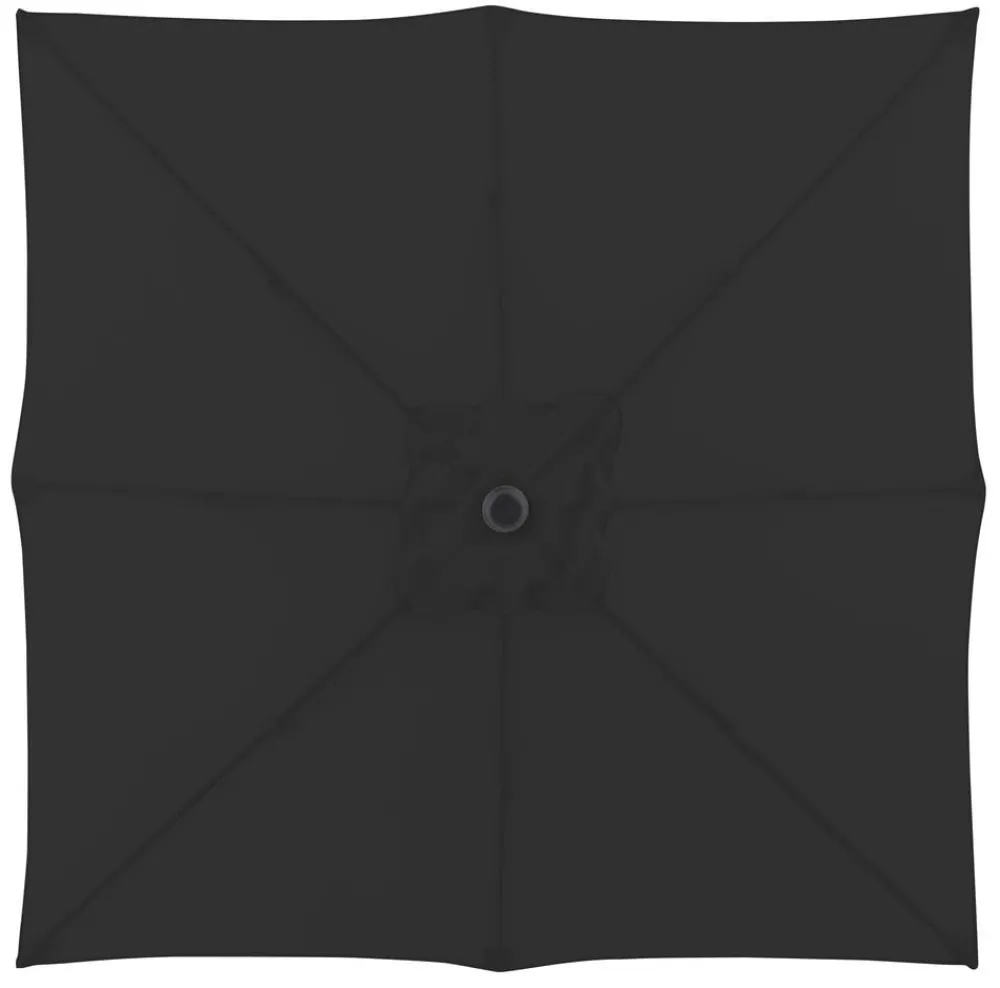 derby Sonnenschirme - Sonnenschirm Push Up, quadratisch, ca. B210/T210 cm Dunkelgrau