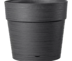 Deroma Kunststoff-Topf Vaso Save, rund Anthrazit Hot