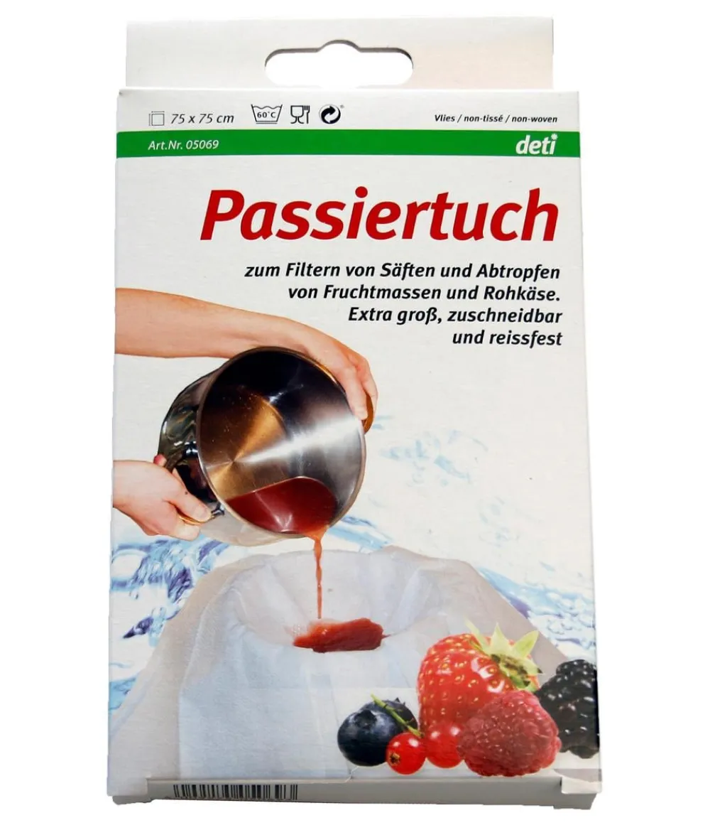 deti Einkochautomaten & Zubehör - Passiertuch, ca. B75/T75 cm Weiß