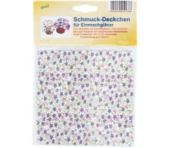 deti Einkochautomaten & Zubehör - Schmuck-Deckchen für Einmachgläser, 6er-Set