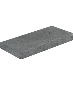 DIEPHAUS Steine & Terrassenplatten - Abdeckplatte LISCO mit Glimmer, 45 x 22,5 x 5 cm Dunkelgrau