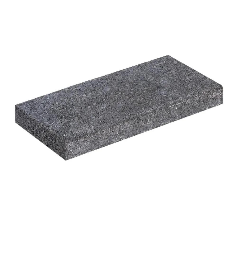 DIEPHAUS Steine & Terrassenplatten - Abdeckplatte LISCO ECO, 45 x 22,5 x 5 cm Dunkelgrau