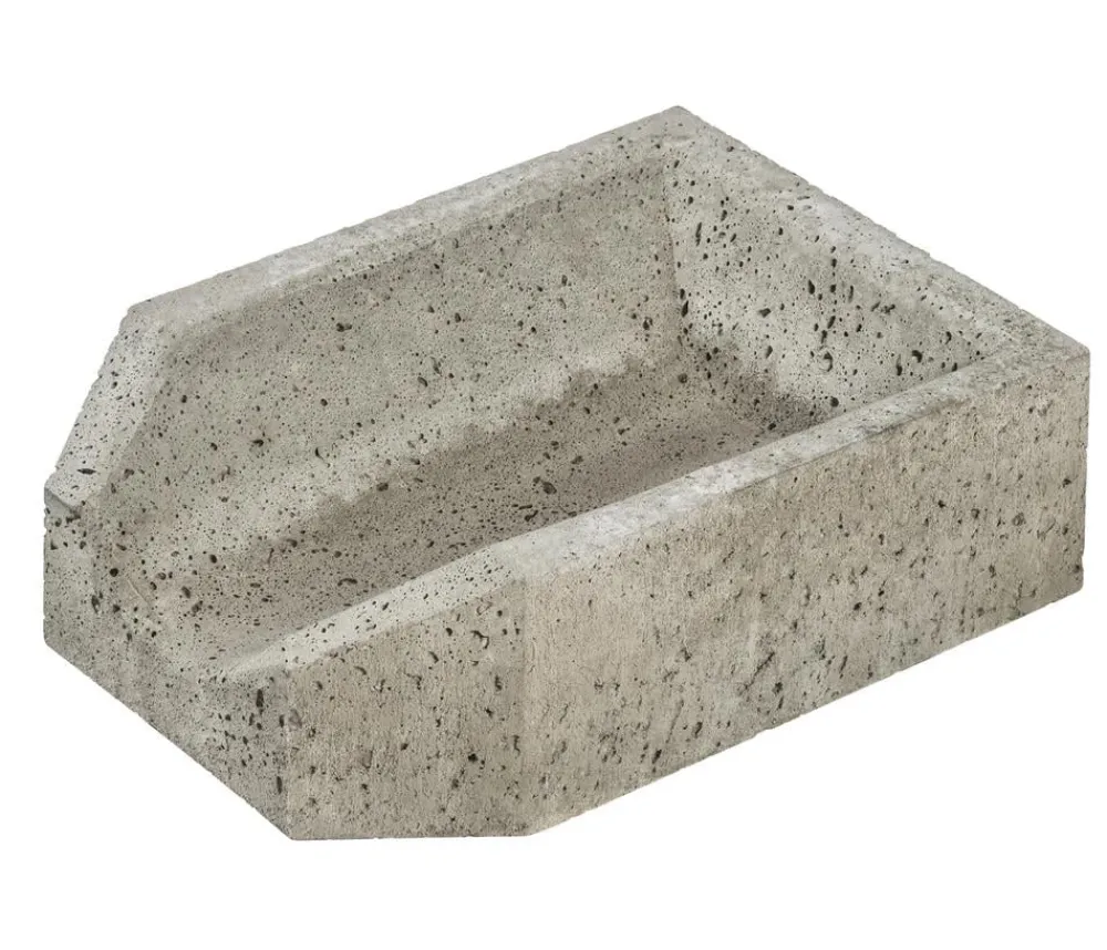 DIEPHAUS Ablaufrinne Einlaufstück, ca. B30,5/H13,5/T40 cm Grau Sale