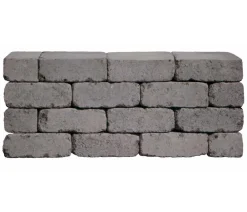 DIEPHAUS Mauerstein Antik Mini, ca. B35/H14/T14 cm Anthrazit Discount