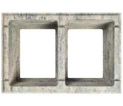 DIEPHAUS Mauerstein Lineo, ca. B60/H20/T40 cm Beige New