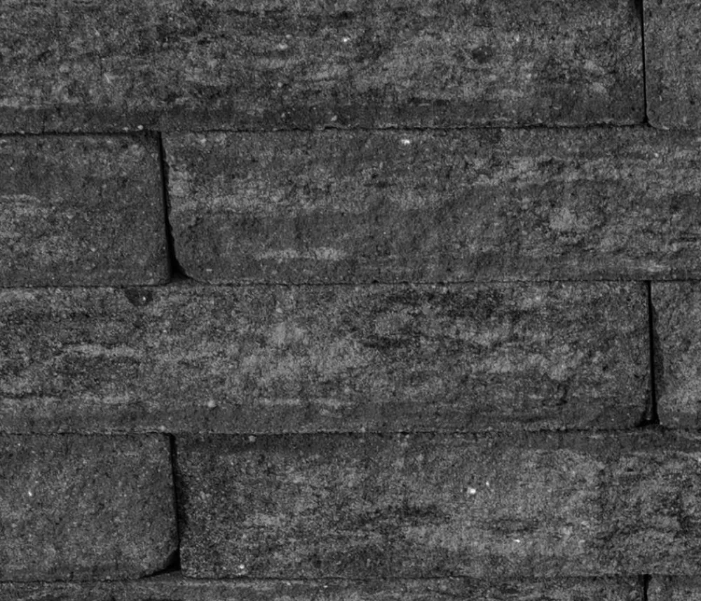 DIEPHAUS Steine & Terrassenplatten - Mauerstein Siola-Largo Schwarz