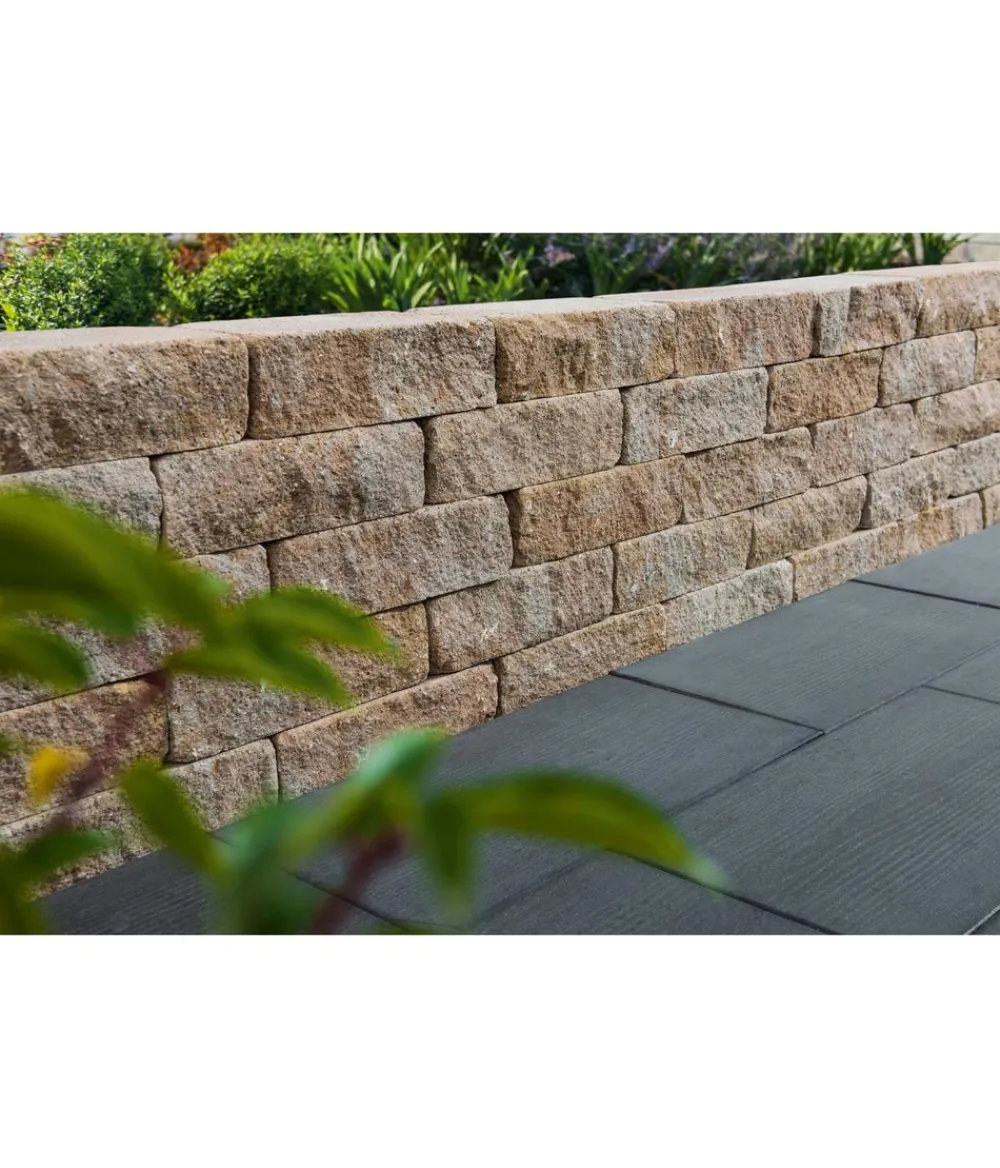 DIEPHAUS Steine & Terrassenplatten - Mauerstein SIOLA®-MEDIO Hellbraun