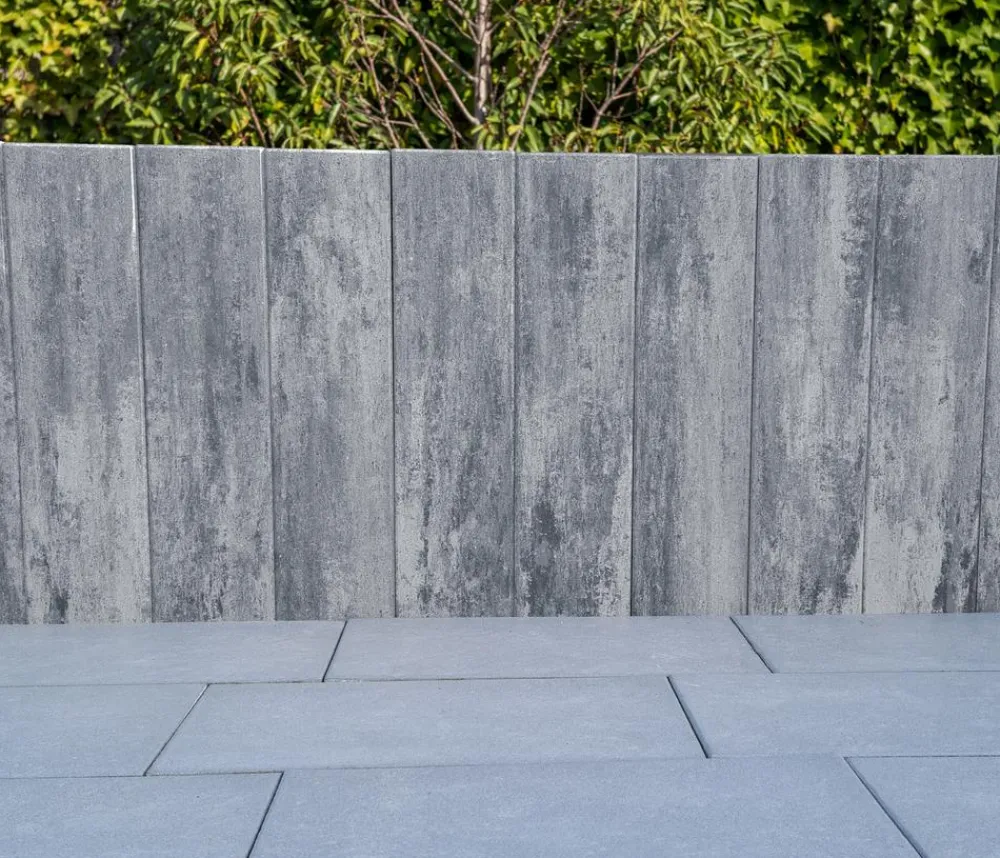 DIEPHAUS Palisade Lisco, B100/H8/T25 cm Grau Best