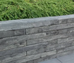 DIEPHAUS Palisade Lisco, B100/H8/T25 cm Grau Best