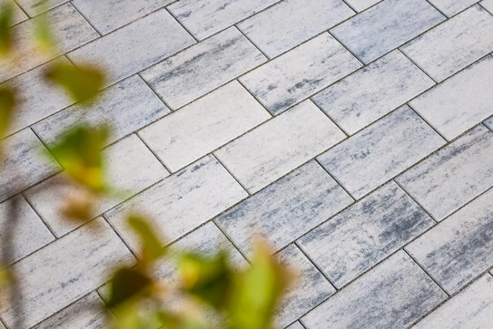 DIEPHAUS Steine & Terrassenplatten - Pflasterstein LINEO Hellgrau
