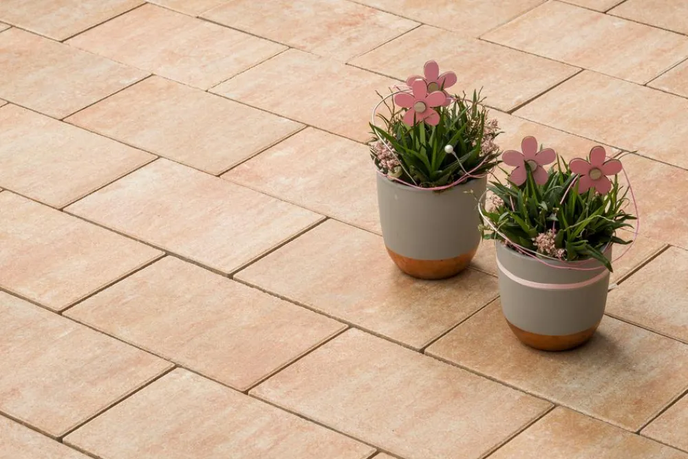 DIEPHAUS Steine & Terrassenplatten - Pflasterstein Lumo beschichtet, ca. B30/H6/T20 cm