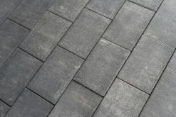 DIEPHAUS Steine & Terrassenplatten - Pflasterstein Lumo beschichtet, ca. B30/H6/T20 cm Dunkelgrau