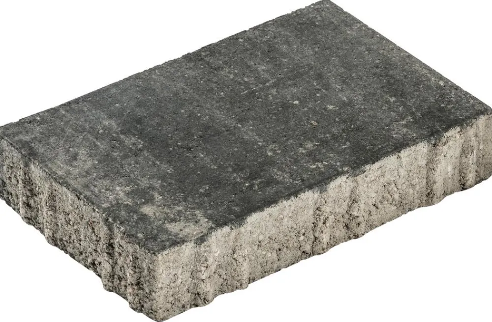 DIEPHAUS Steine & Terrassenplatten - Pflasterstein Lumo beschichtet, ca. B30/H6/T20 cm Dunkelgrau