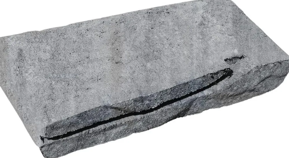 DIEPHAUS Steine & Terrassenplatten - Stein Calmont, ca. B40/H8/T18 cm Grau