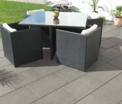 DIEPHAUS Steine & Terrassenplatten - Terrassenplatte Die Belgische Grau