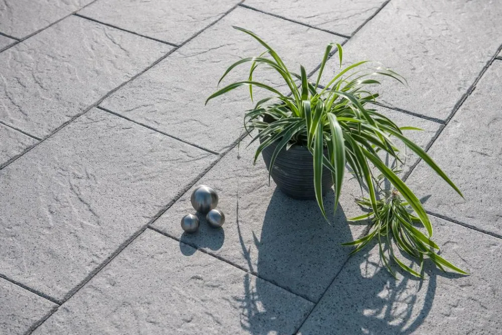 DIEPHAUS Steine & Terrassenplatten - Terrassenplatte Grandia Hellgrau