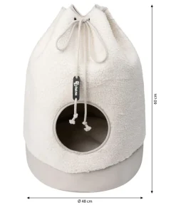 District70 District 70 Katzenhöhle Casa, ca. Ø45/H60 cm Creme Sale