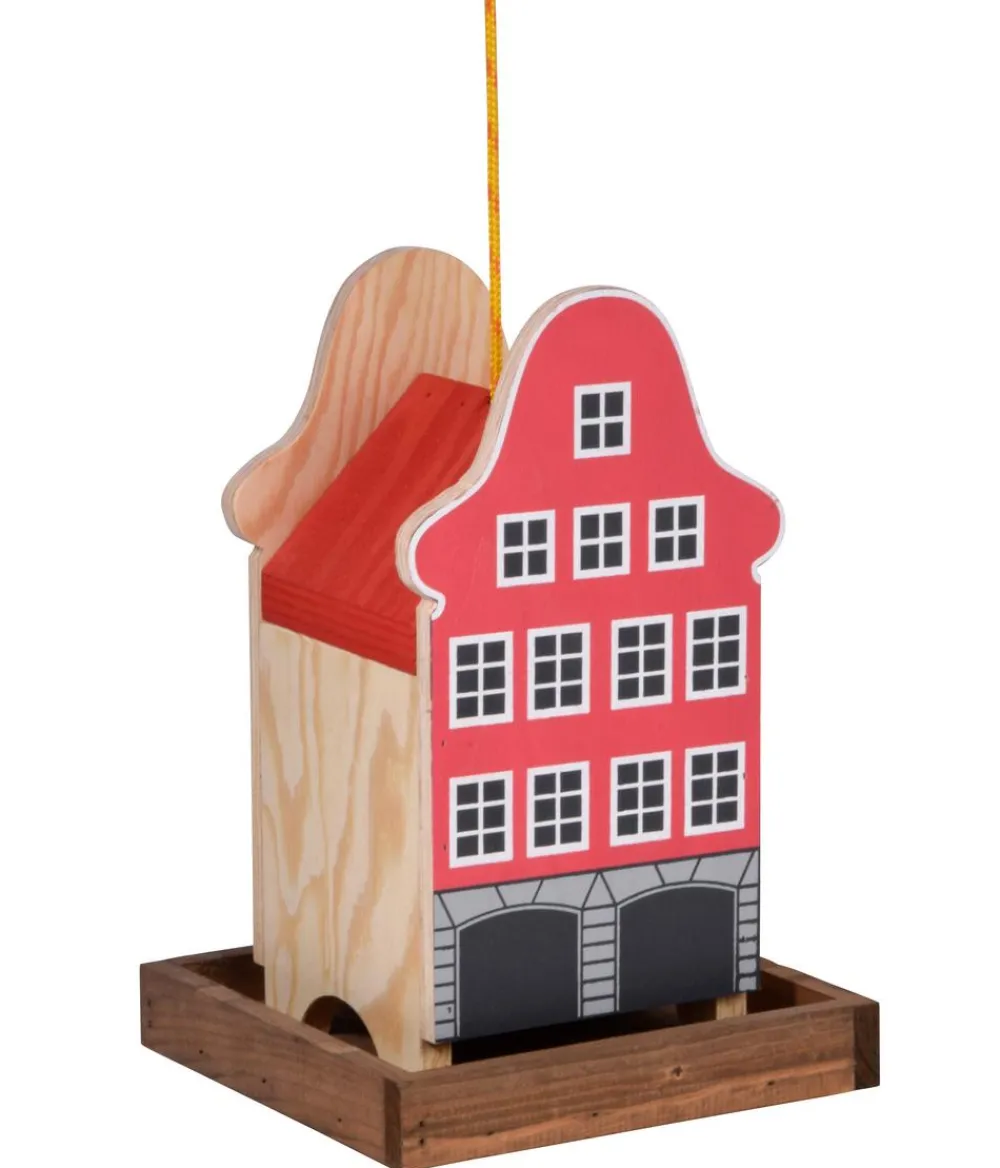 dobar® green label Vogelhäuser & Futterspender - Vogelfutterhaus henburg, , ca. B19/H30/T19 cm