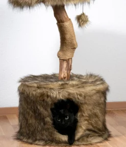 dobar® petlife Kratzbäume & Kratzmöbel - Design-Katzenmöbel Ruby, ca. B45/H88/T45 cm Braun