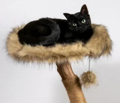 dobar® petlife Kratzbäume & Kratzmöbel - Design-Katzenmöbel Ruby, ca. B45/H88/T45 cm Braun