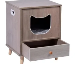 dobar® petlife Katzenhöhlen > Katzenschrank Cathy, ca. B45/H48/T40 cm
