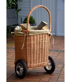 dobar® Mehr Haushaltshelfer > dobar Premium Kaminholzwagen, ca. B45/H93/T43 cm