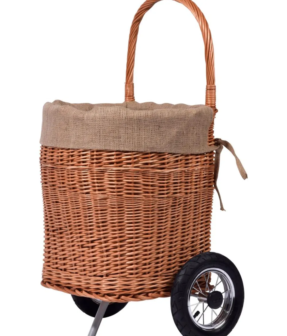 dobar® Mehr Haushaltshelfer > dobar Premium Kaminholzwagen, ca. B45/H93/T43 cm