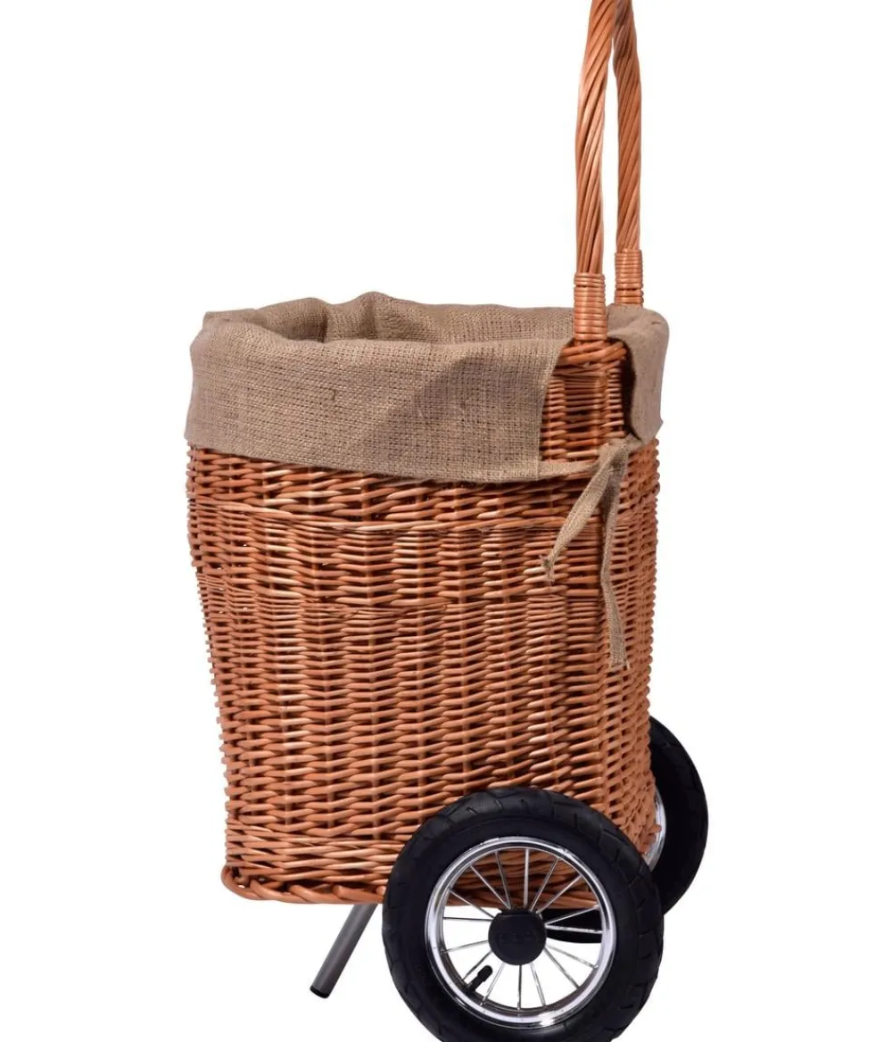 dobar® Mehr Haushaltshelfer > dobar Premium Kaminholzwagen, ca. B45/H93/T43 cm