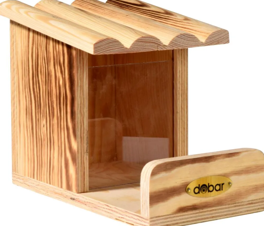 dobar® wildlife Eichhörnchen Futterstation, ca. B24/H17/T15 cm Natur Sale