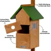 dobar® wildlife Nistkästen - Nistkasten Karsten, inkl. Kamera, ca. B22,5/H53/T25,5 cm