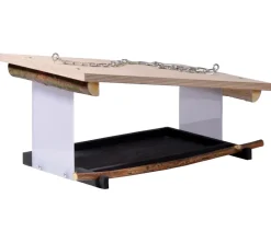 dobar® wildlife Vogelhäuser & Futterspender > Vogelfutterhaus Futura II, ca. B38/H18/T22 cm