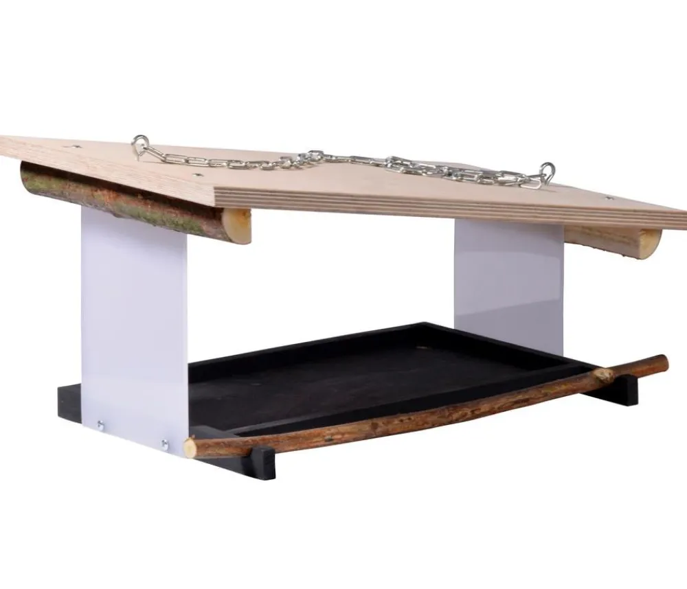dobar® wildlife Vogelhäuser & Futterspender > Vogelfutterhaus Futura II, ca. B38/H18/T22 cm