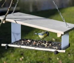 dobar® wildlife Vogelhäuser & Futterspender > Vogelfutterhaus Futura II, ca. B38/H18/T22 cm