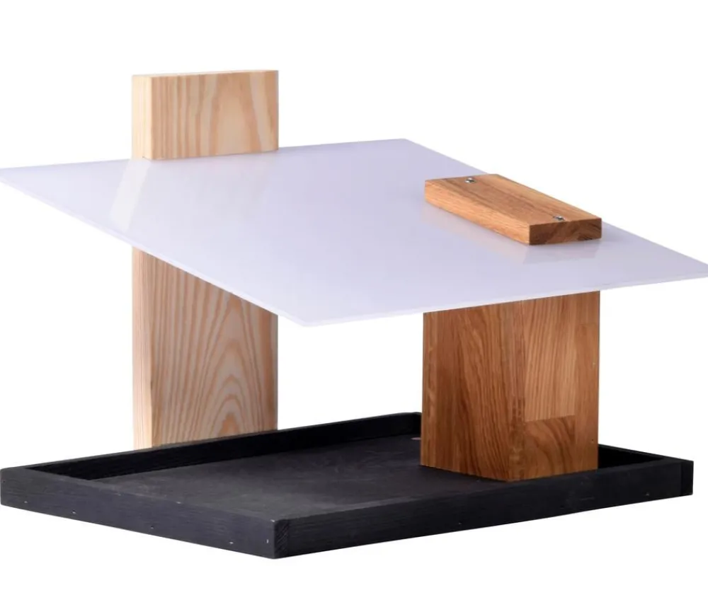 dobar® wildlife Vogelhäuser & Futterspender - Vogelfutterhaus Futura I, ca. B32/H23/T26 cm