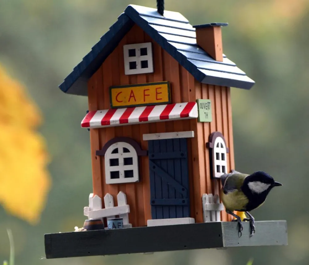 dobar® wildlife Vogelhaus Café, Kiefer, /, ca. B18/H23/T18 cm Outlet