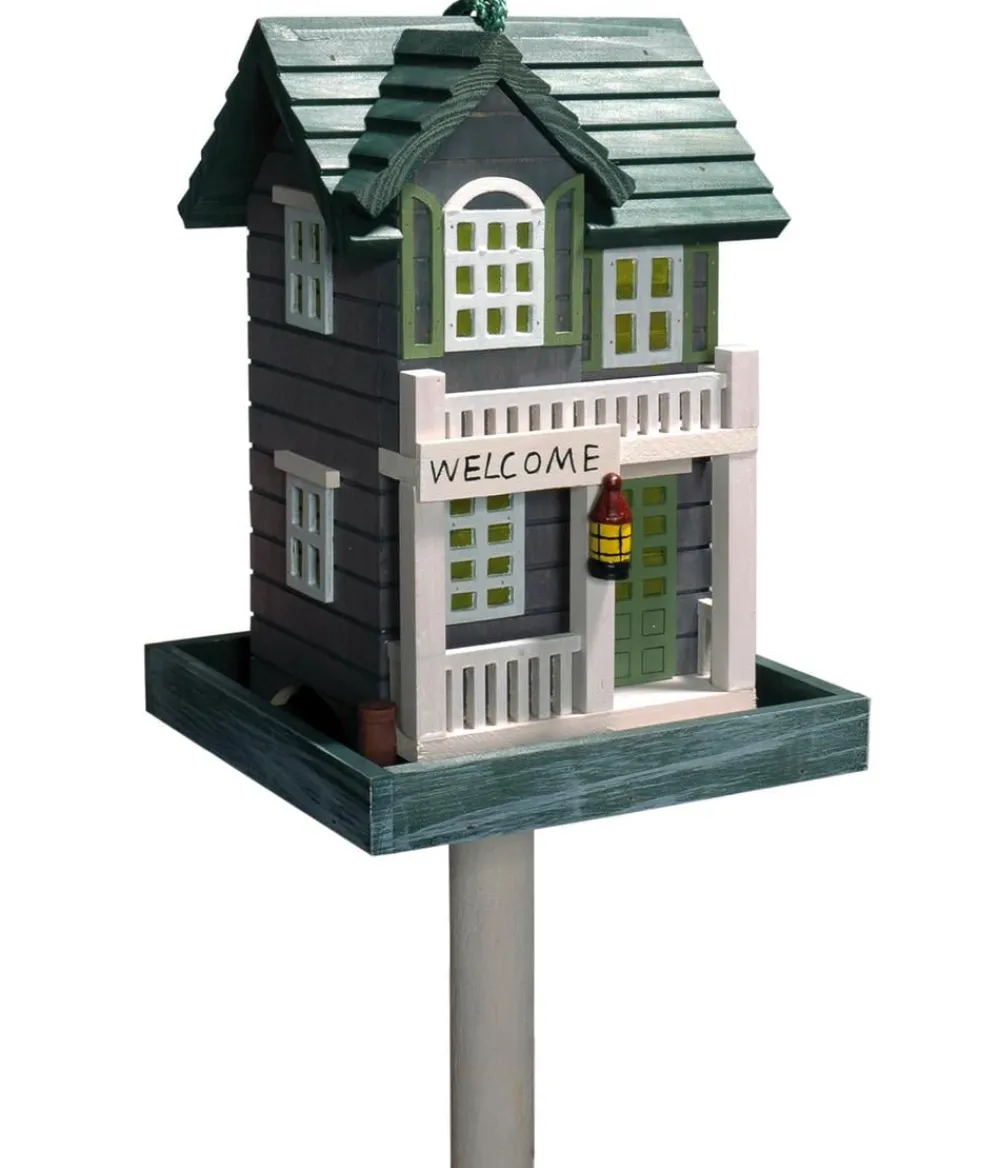 dobar® wildlife Vogelhaus Welcome inkl. Ständer, /, ca. B23/H100/T18 cm New