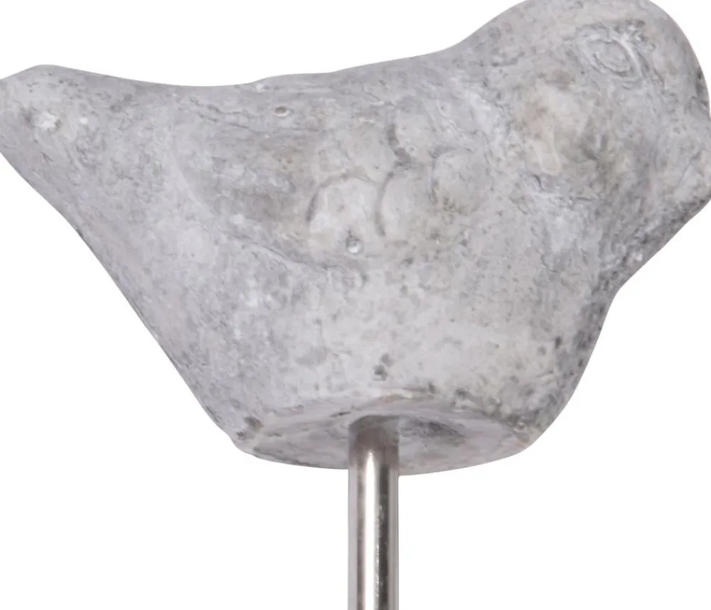 dobar® wildlife Vogeltränken|Gartenzwerge & Gartenfiguren - Vogeltränke Carré, Keramik, , ca. B29/H5/T29 cm Grau