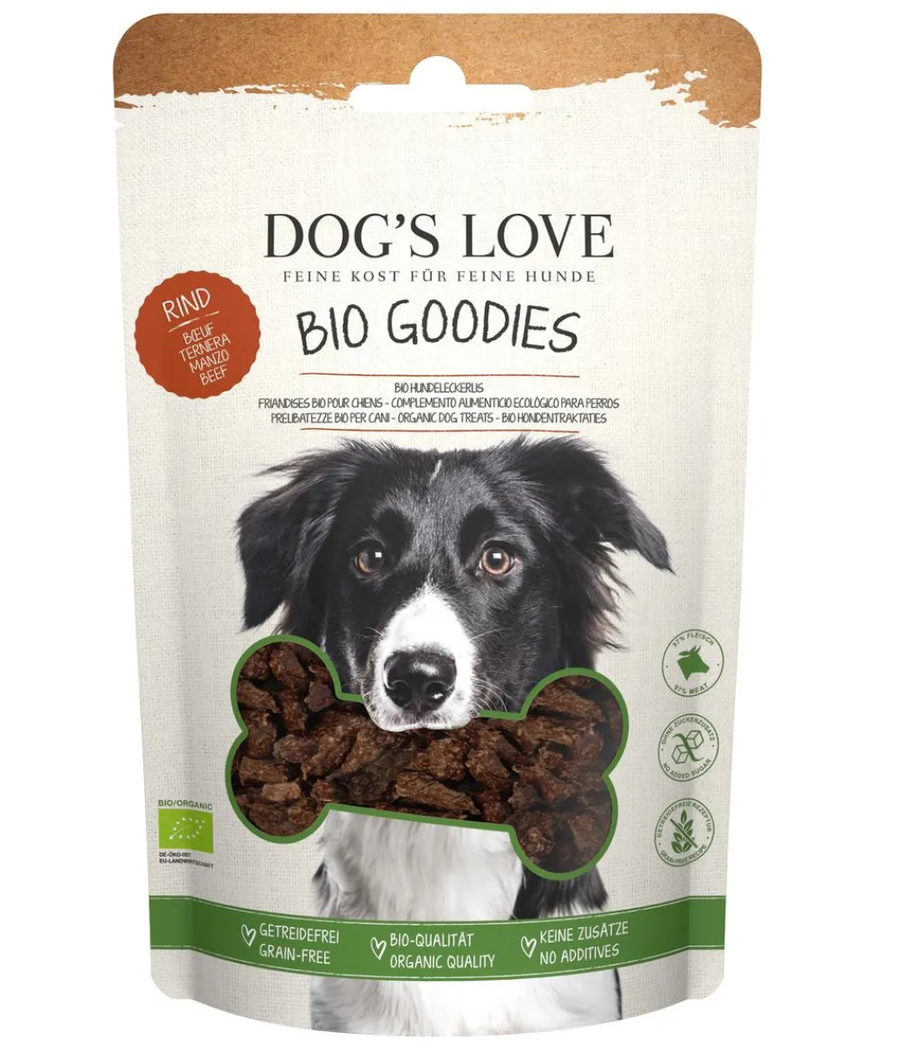 DOG'S LOVE Hundesnack Bio Goodies, 150 g Clearance