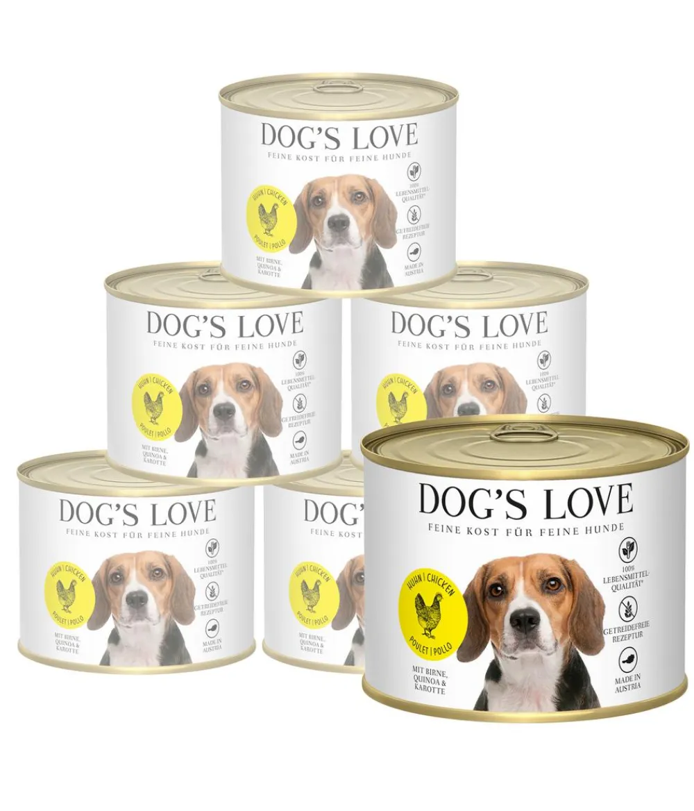 DOG'S LOVE Nassfutter Hund > Nassfutter für Hunde Adult, 6 x 200 g