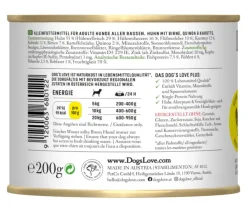 DOG'S LOVE Nassfutter Hund > Nassfutter für Hunde Adult, 6 x 200 g