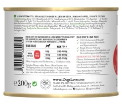 DOG'S LOVE Nassfutter für Hunde Adult, 6 x 200 g Best