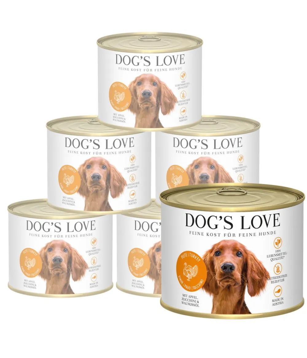 DOG'S LOVE Nassfutter für Hunde Adult, 6 x 200 g Sale